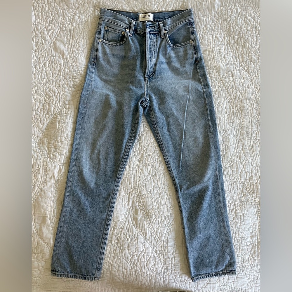 Agolde Light Blue Slim Jeans